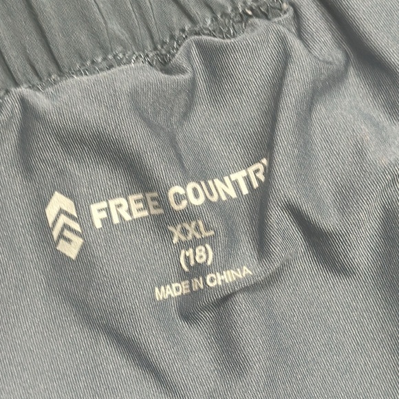 XXL swim shorts gray with white stitching - Picture 2 of 5